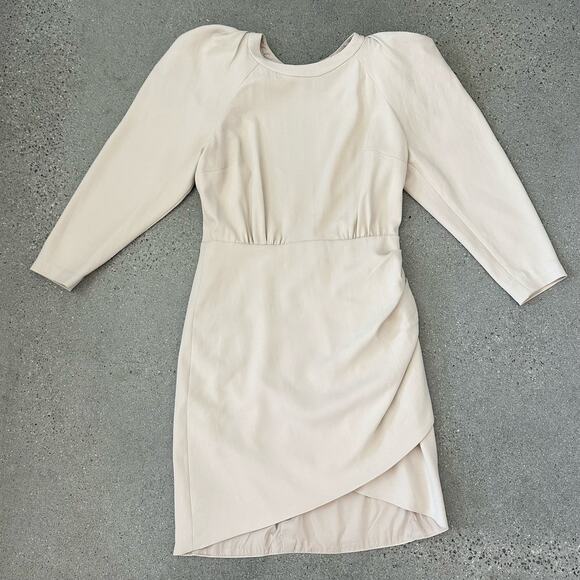 Ba&Sh Molly Backless Mini Tan Dress - Picture 1 of 8